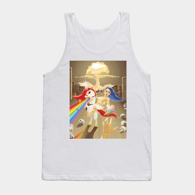 Rainbow War Tank Top by Zazhiga1ka